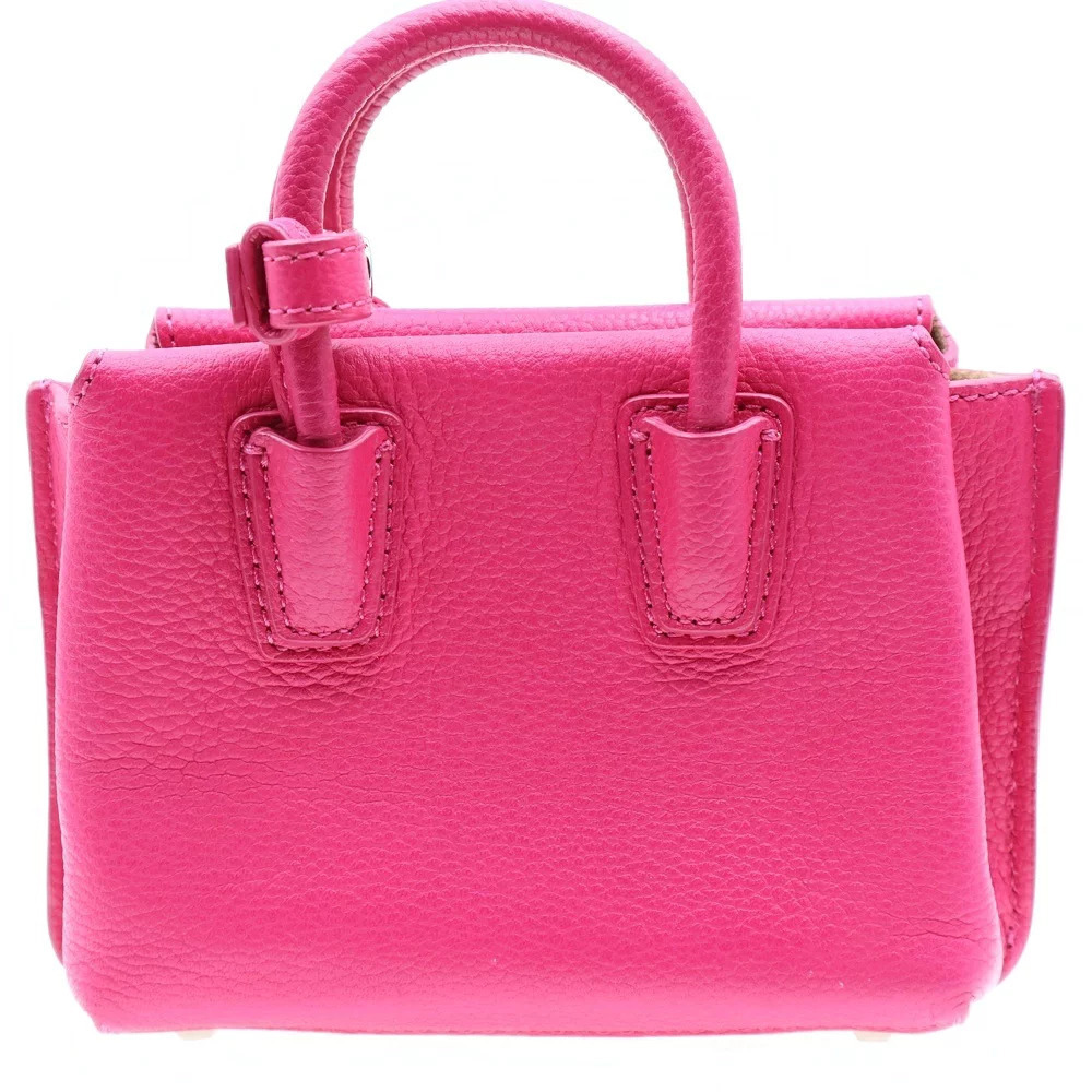 Mcm Shoulder Crossbody Leather Handbag Pink Bag Milla